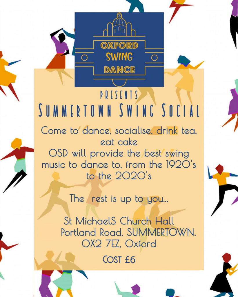 OSD Summertown Swing Social Tea Party for February 2024