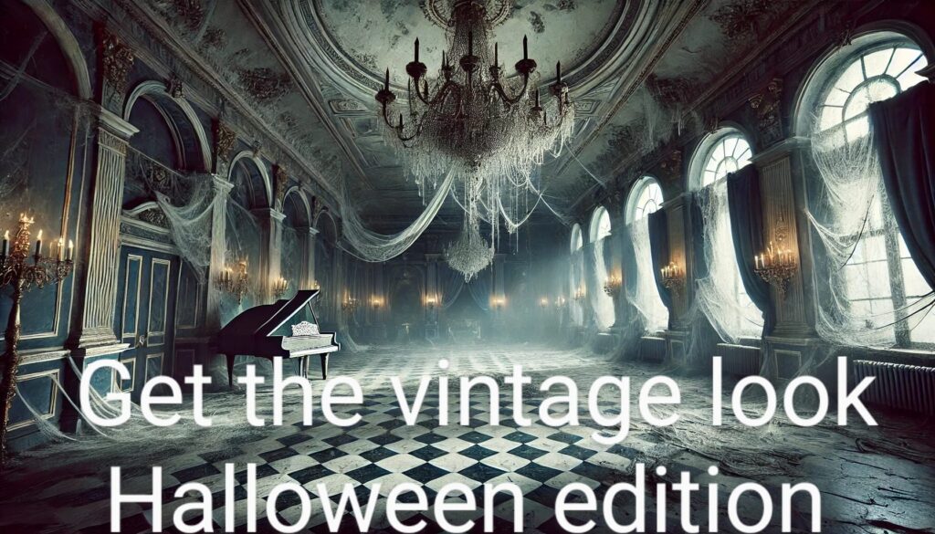 Get The Vintage Look Halloween Workshop