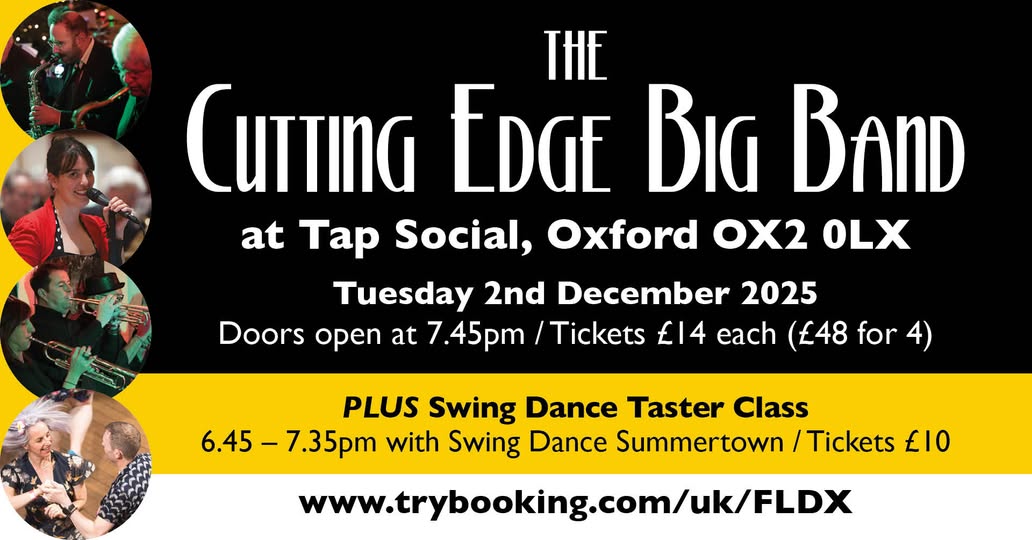The Cutting Edge Big Band Orchestra Playing Live at Tap Social 02/12/2025