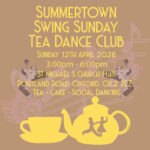 Summertown Swing Sunday Tea Dance 12/04/2026