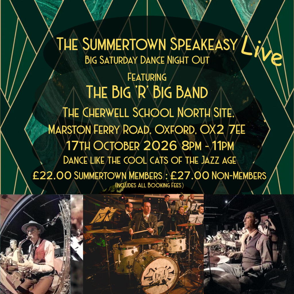 Big R Big Band at Speakeasy Live 17th October 2026
